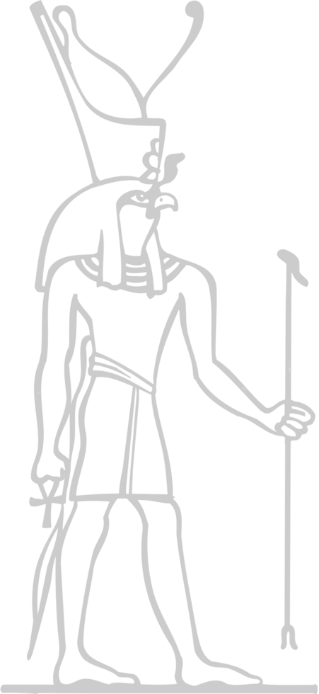 Egyptian god vector