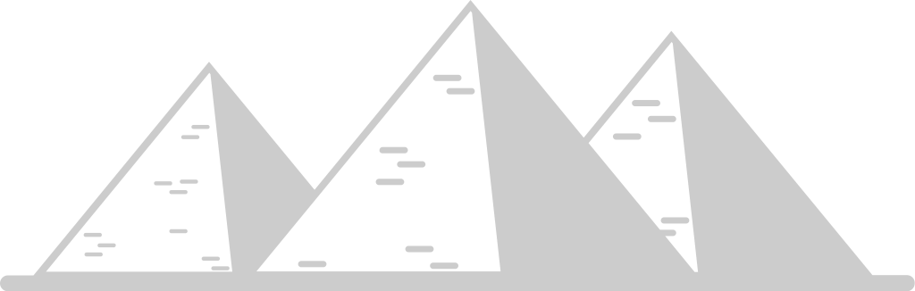 Egyptian pyramids vector