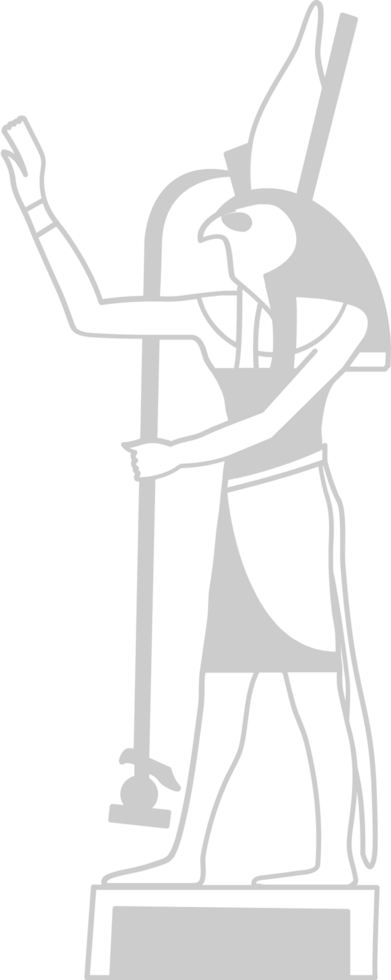 Egyptian god vector