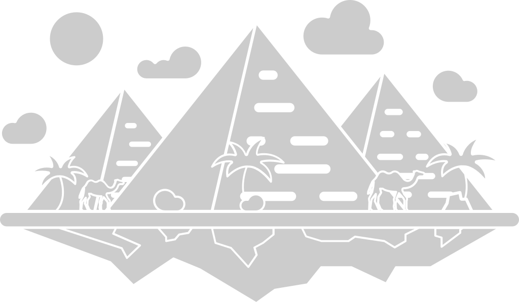 Egyptian pyramids vector