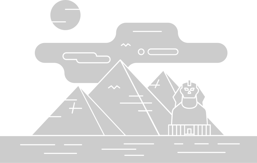 Egyptian pyramids vector