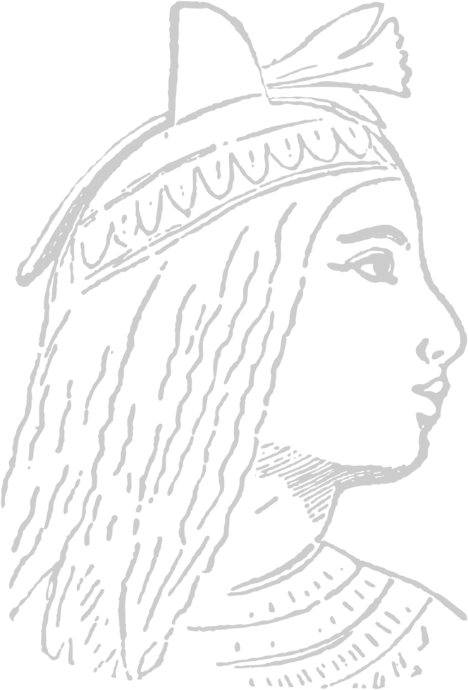 Egypt symbol sketch vector