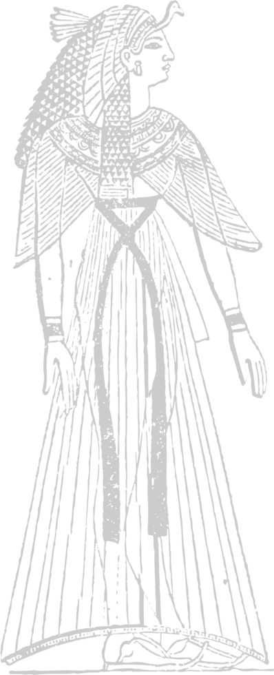 Egypt symbol sketch vector