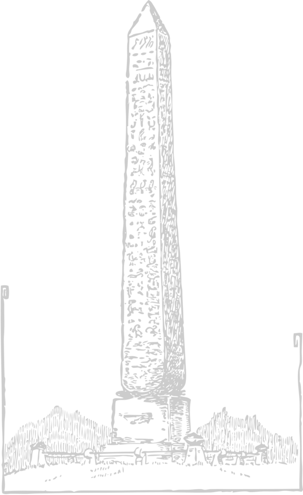 Egypt symbol sketch monument vector