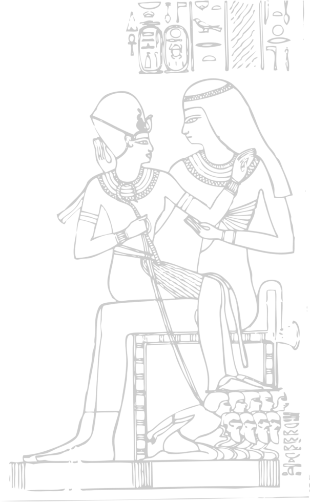 Egypt symbol sketch  vector
