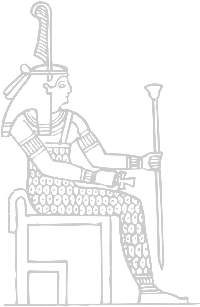 Egypt symbol sketch vector