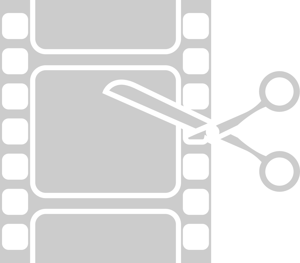 Filmstrip cut vector