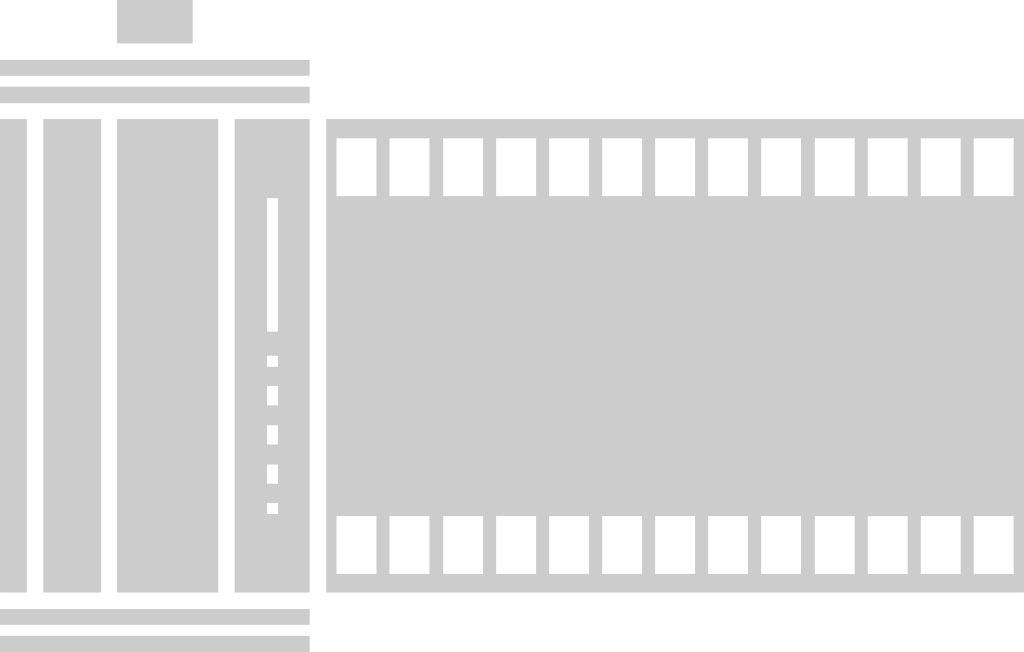 Camera film roll vector
