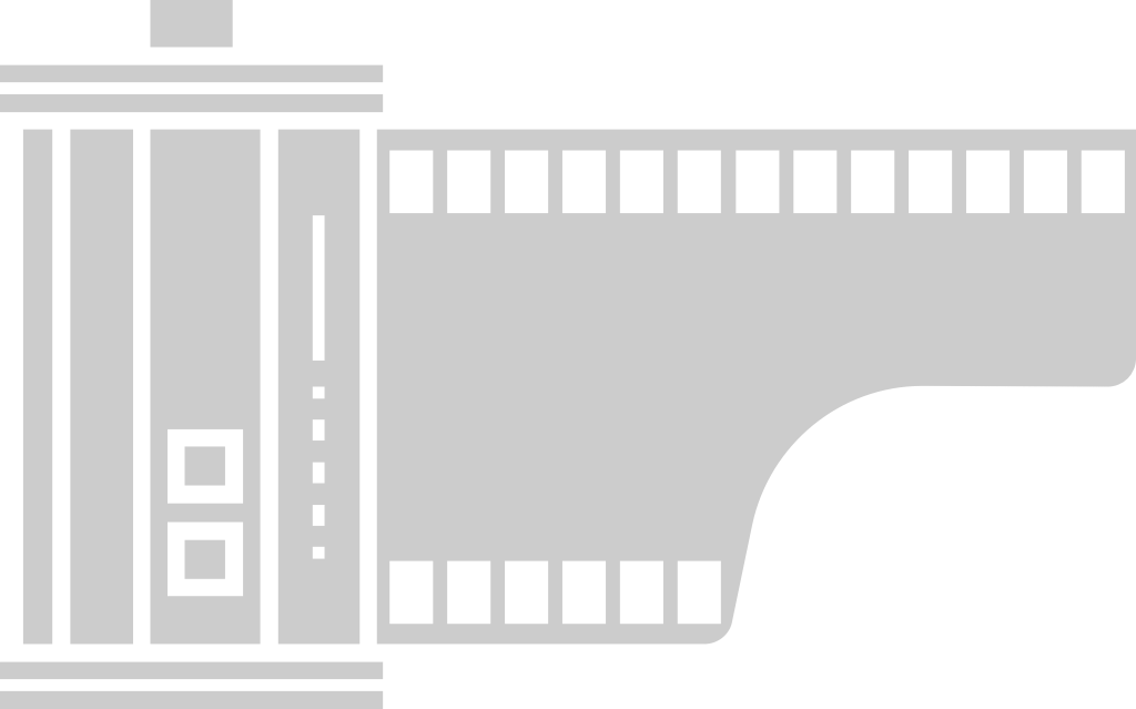 Camera film roll vector
