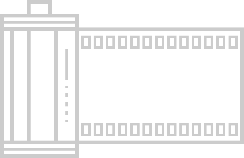 Camera film roll vector