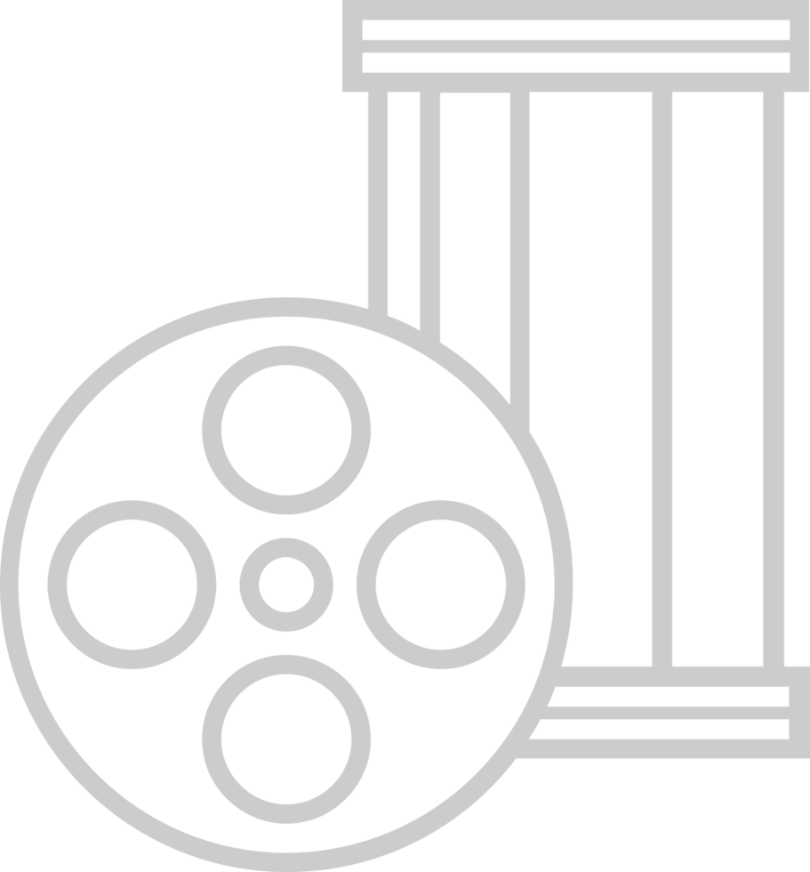 Camera film roll vector