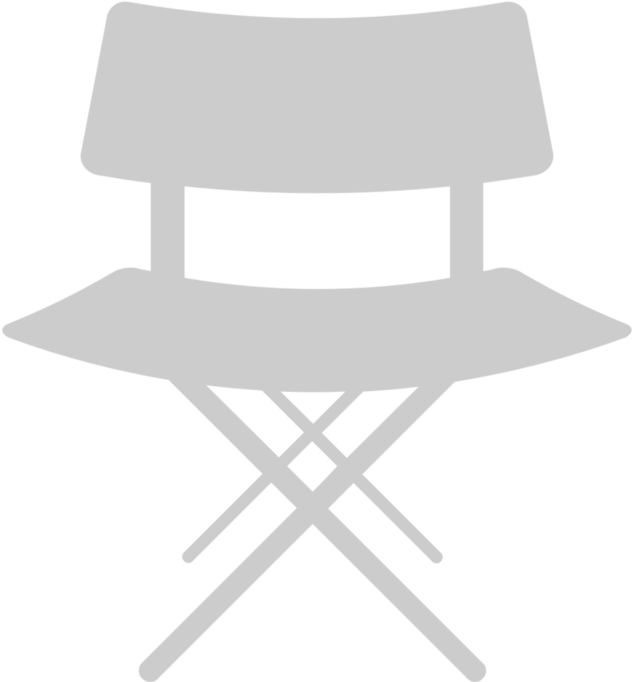 Director chair vector