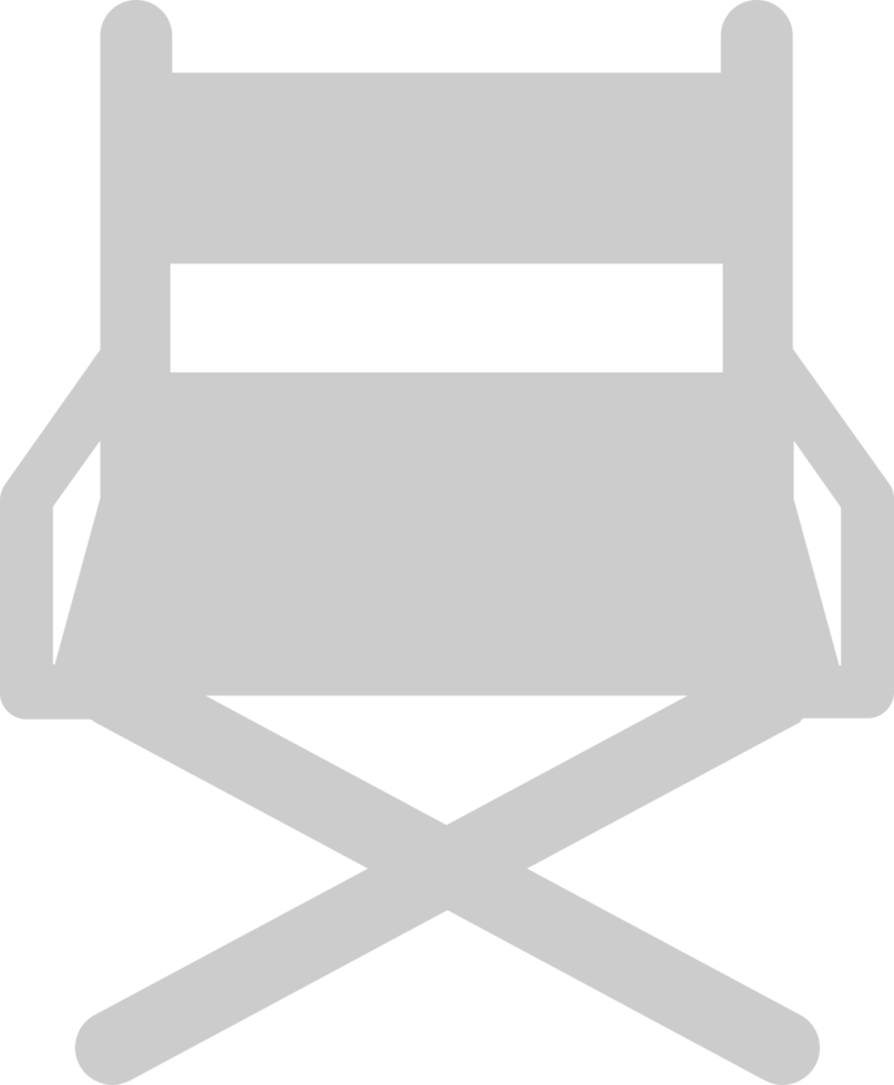 Director chair vector