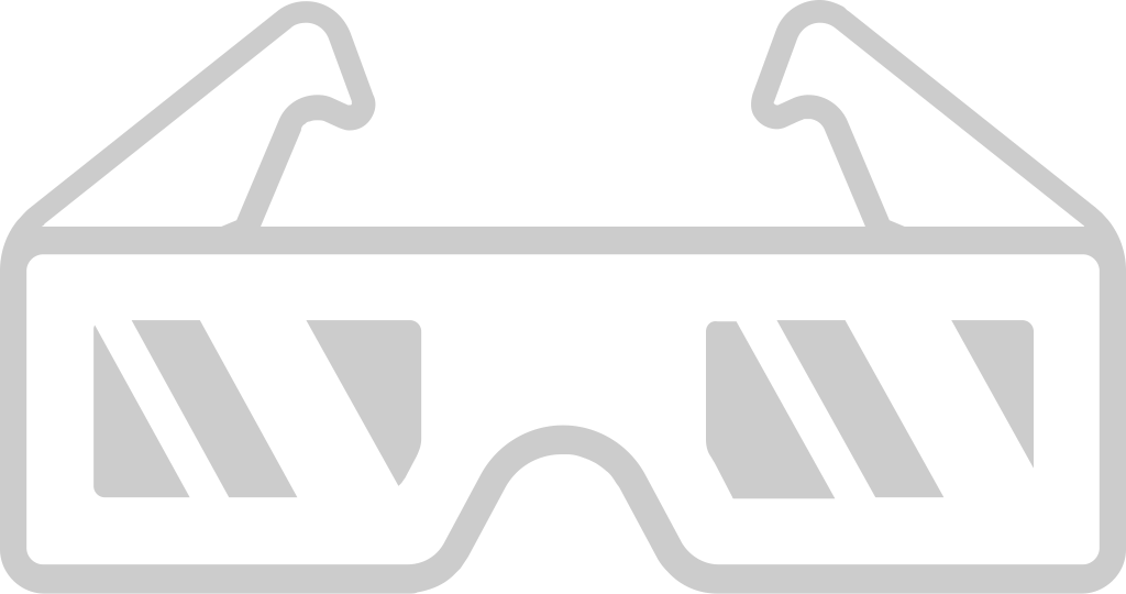 3d glasses vector