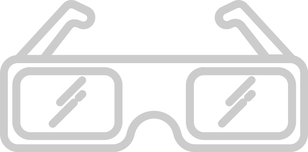 3d glasses vector