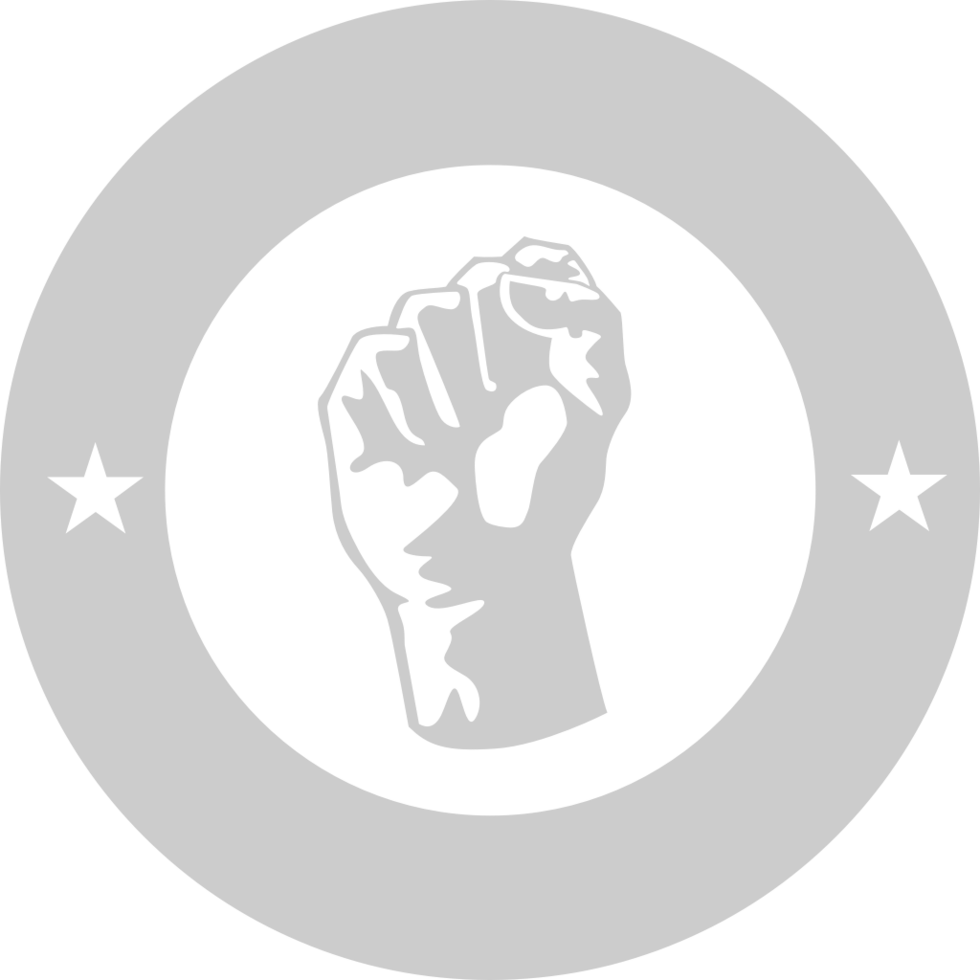 Fist circle vector