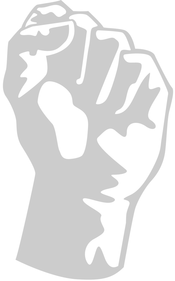 Fist sketch vector