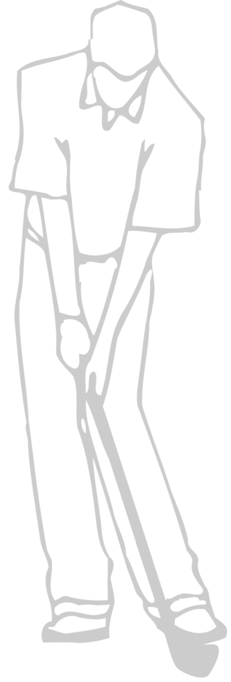 Golfer vector