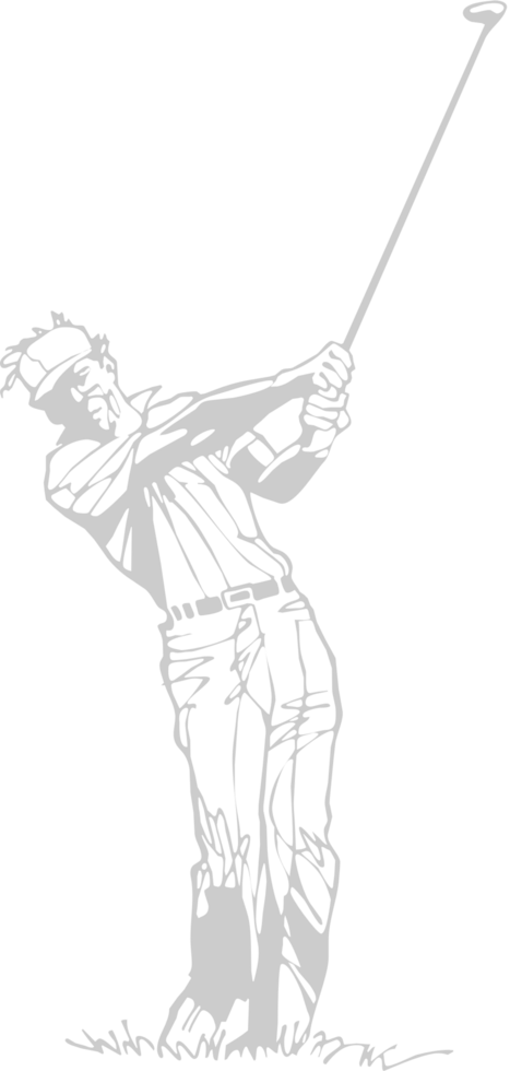 Golfer vector