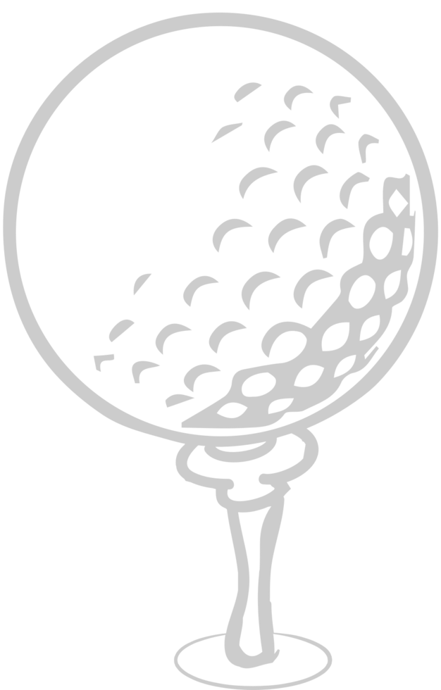 Golf ball vector