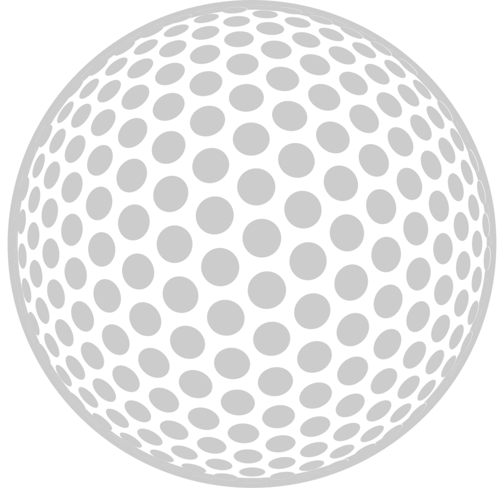 Golf ball vector