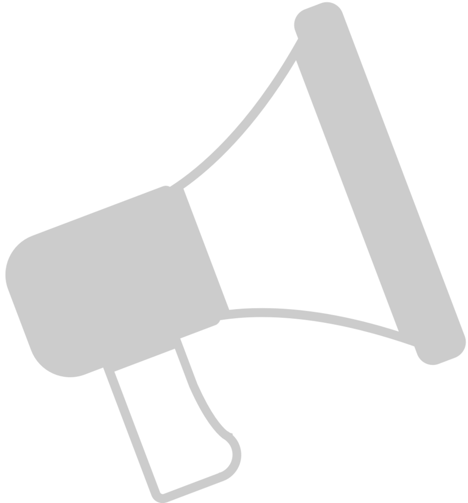 Megaphone outline vector