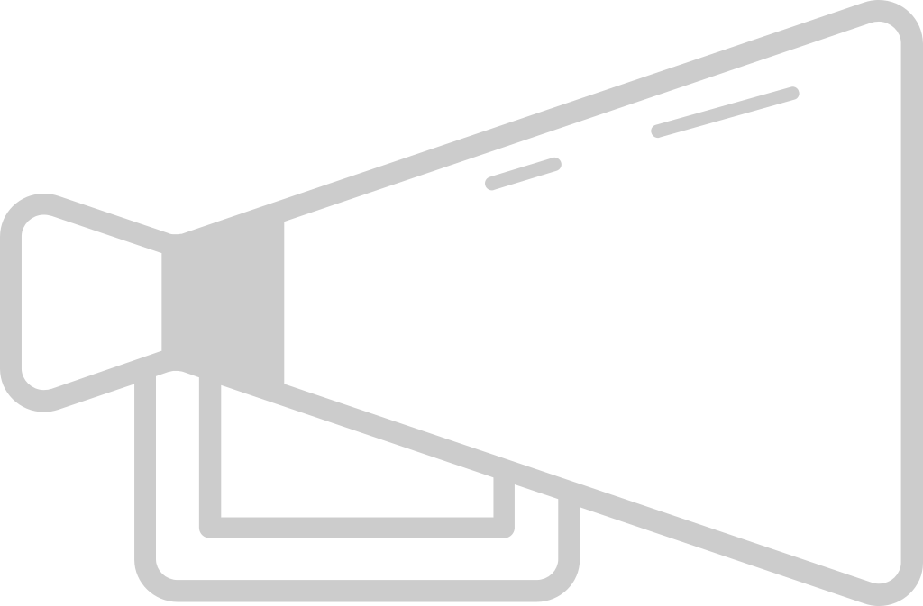 Megaphone outline vector