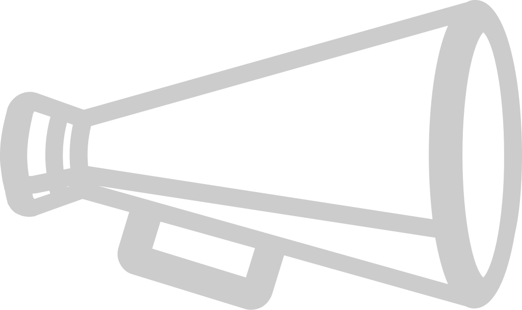 Megaphone outline vector