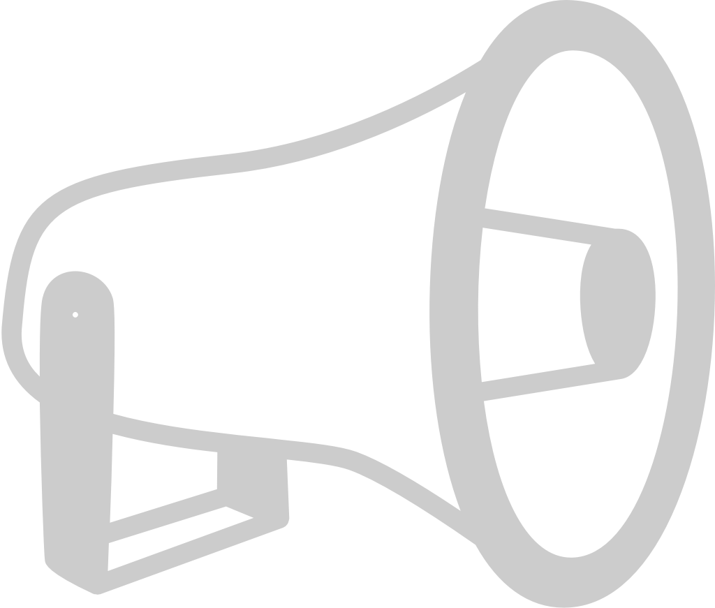 Megaphone outline vector