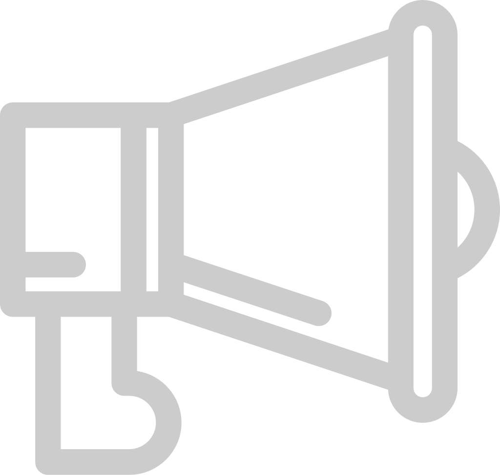 Megaphone outline vector