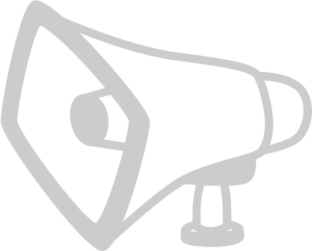 Megaphone outline vector