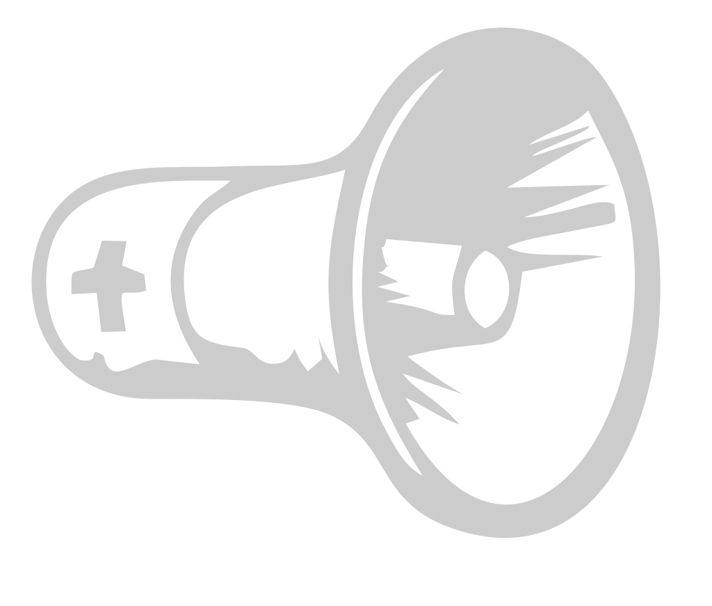 Megaphone outline vector