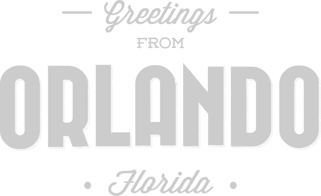 Florida typography vector