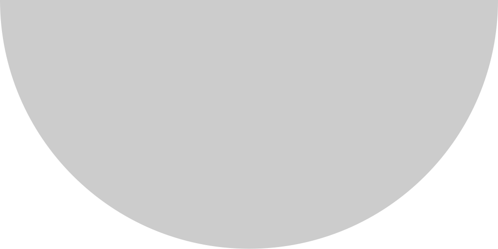 Half circle  vector