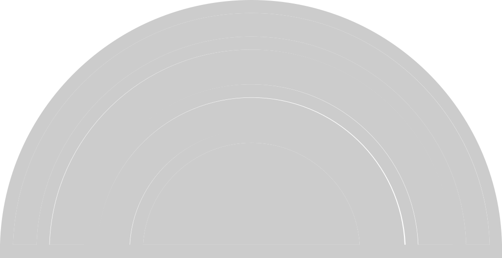 Half circle  vector