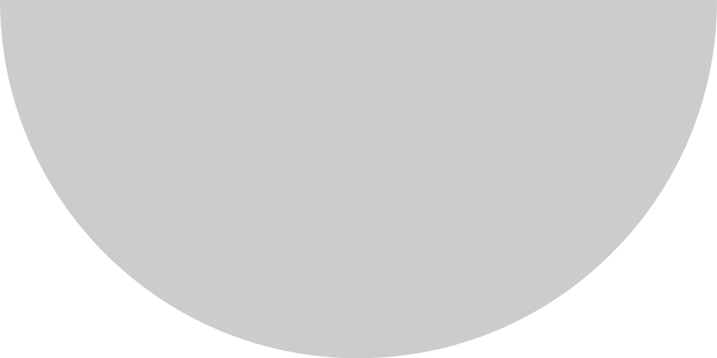 Half circle  vector