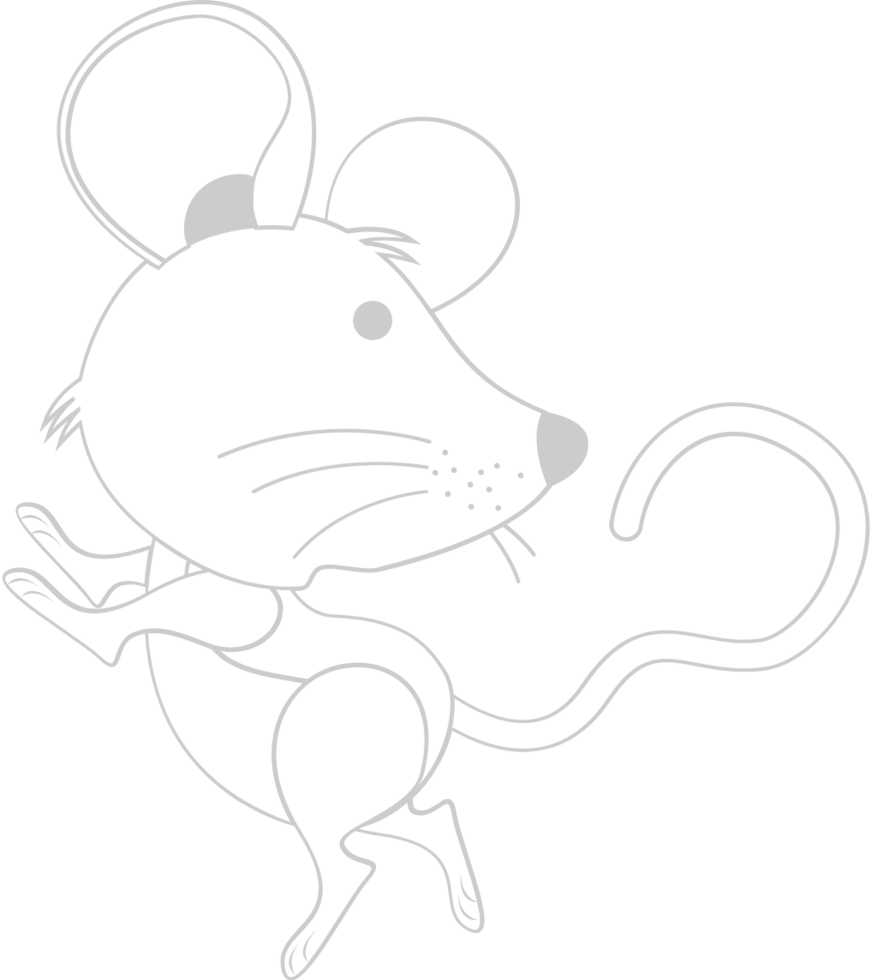 Mouse animal cute  vector