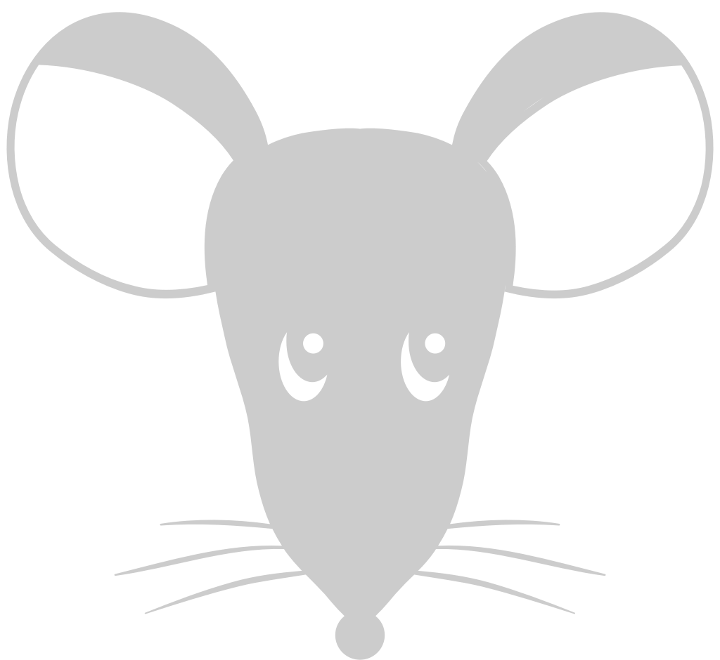Mouse animal head vector