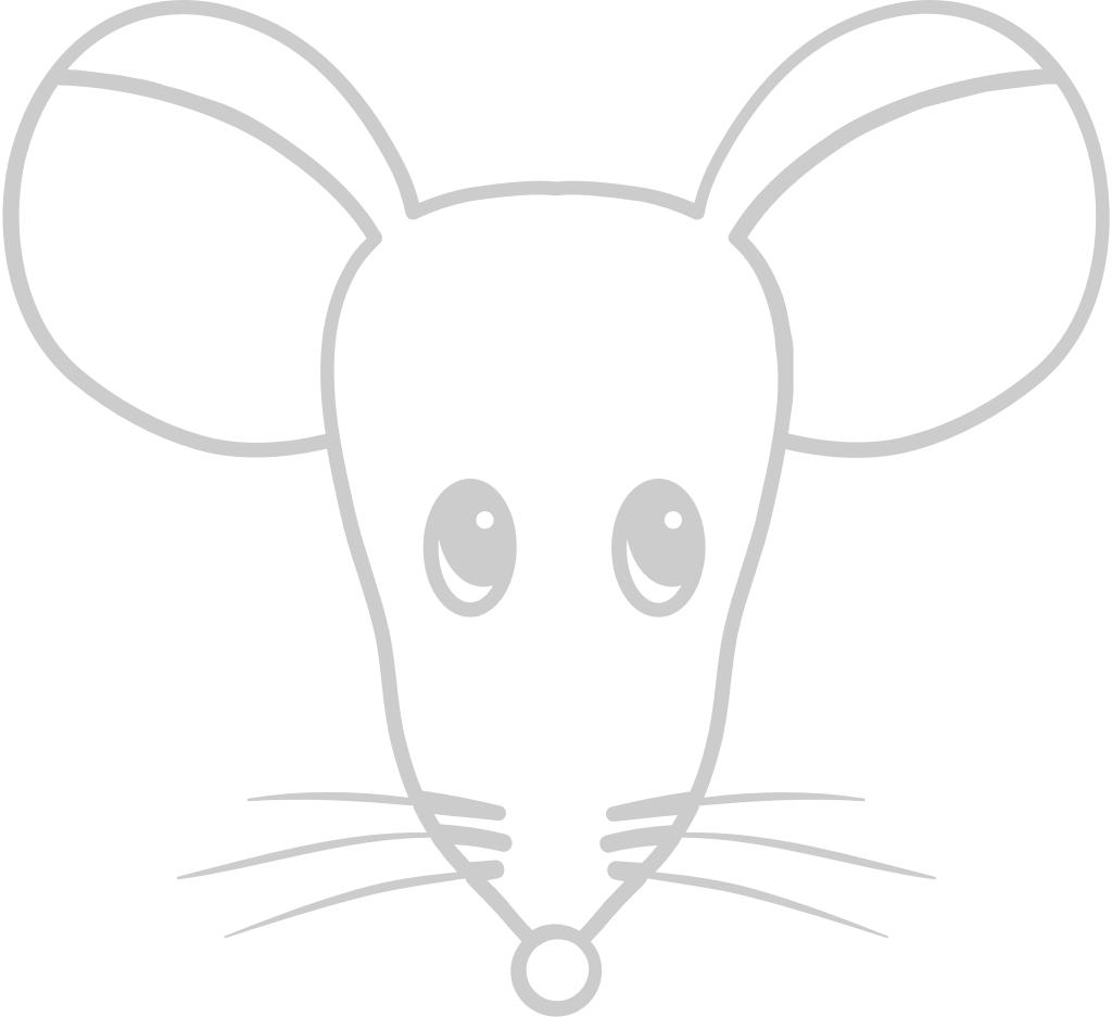 Mouse animal head vector