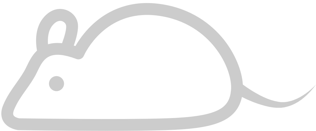 Mouse animal outline vector