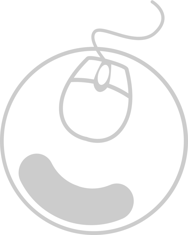 Mouse pad computer vector