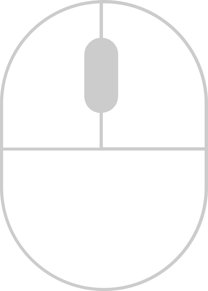 esquema de la computadora del mouse vector