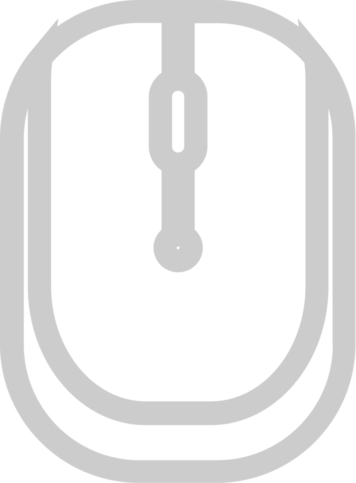 Mouse computer outline vector