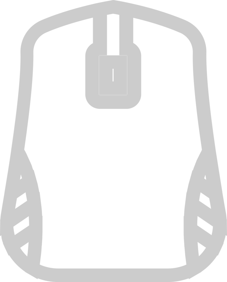 Mouse computer outline vector