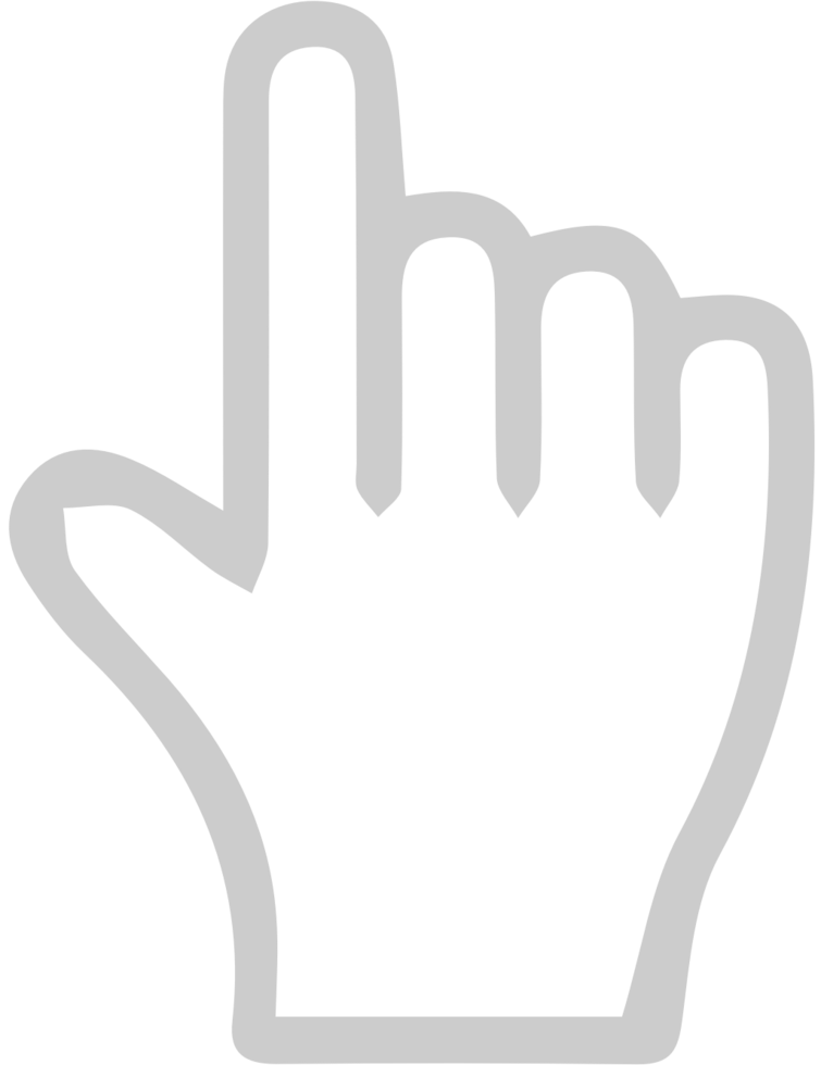 Mouse hand cursor vector