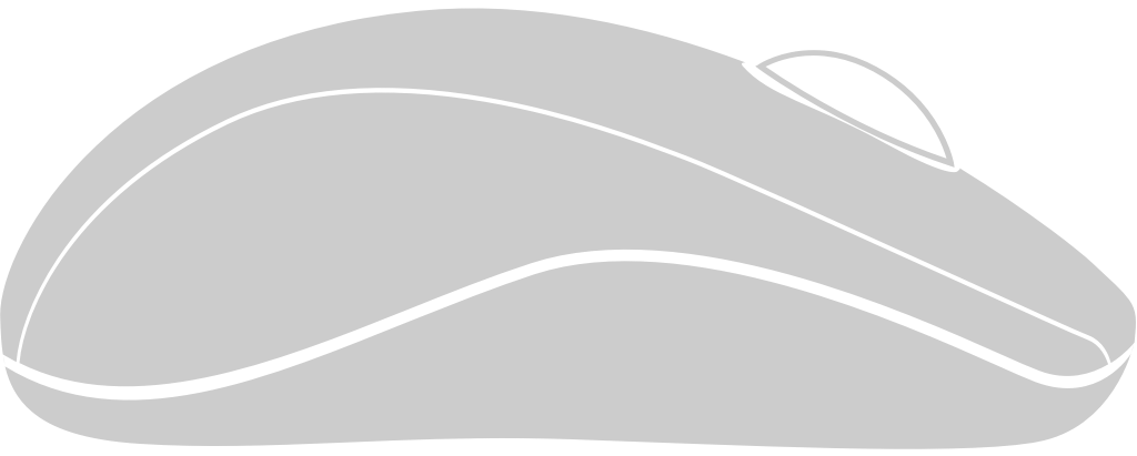 mouse computer side view vector