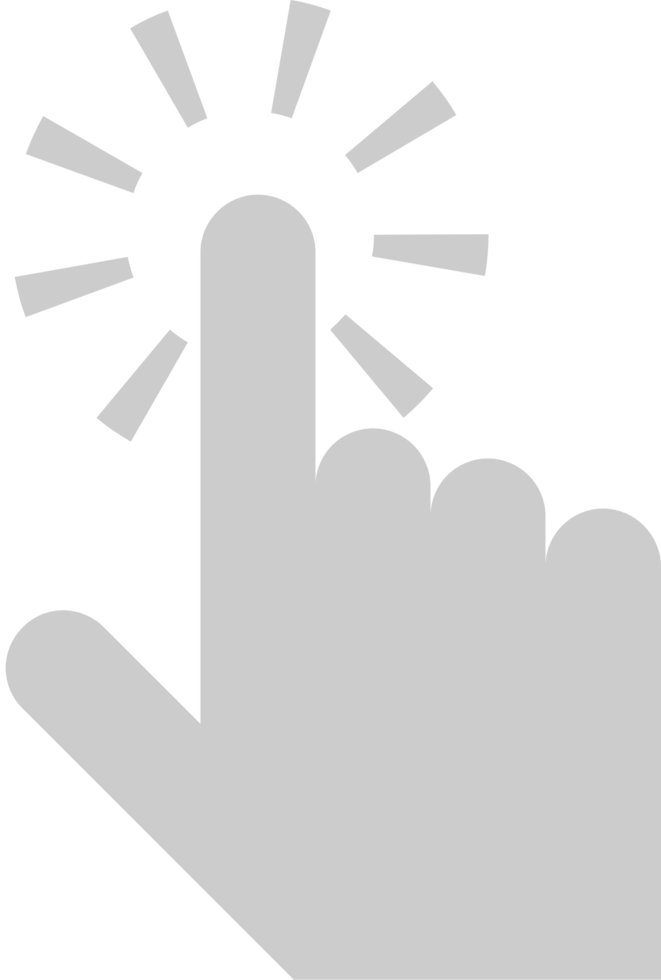 Mouse hand cursor vector