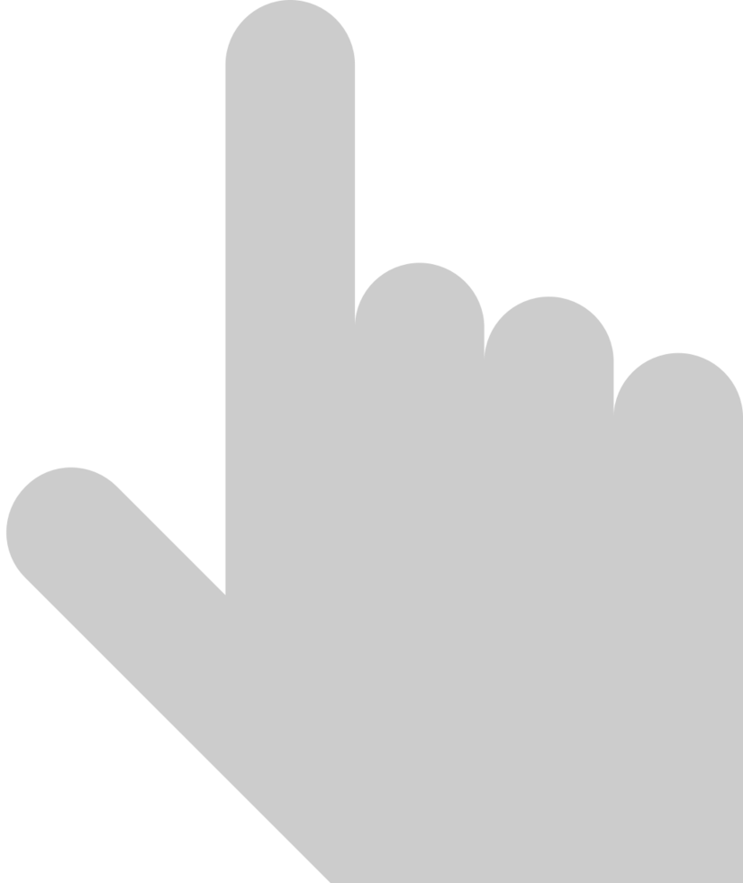 Mouse hand cursor vector