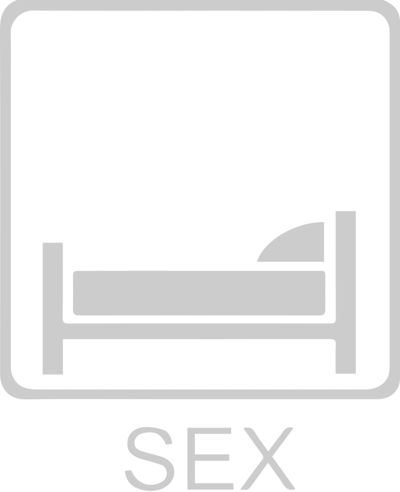 Sex bed vector