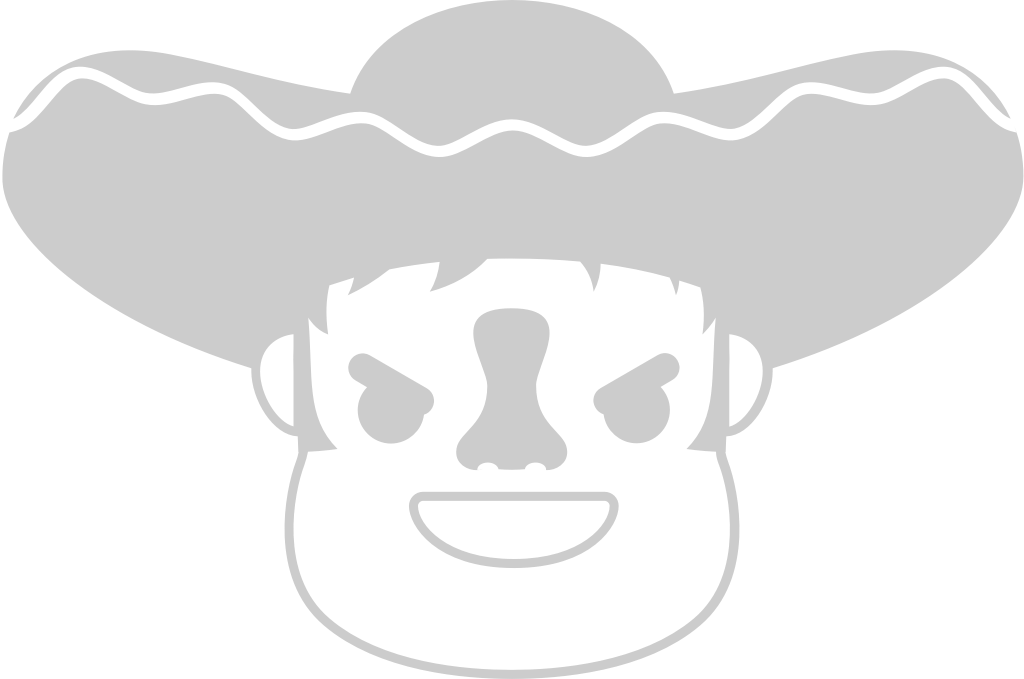 Mexican sombrero emoticon vector